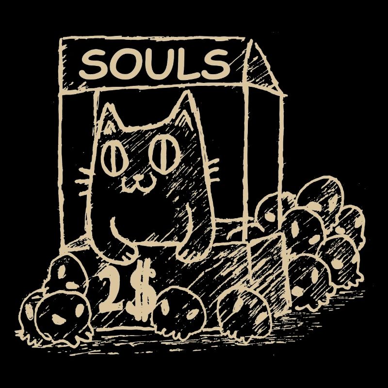 Chat Gothique Goth Halloween