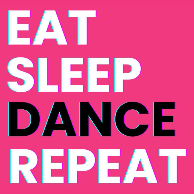 Manger Dormir Danse Répéter Danse Dictons Danser Dire