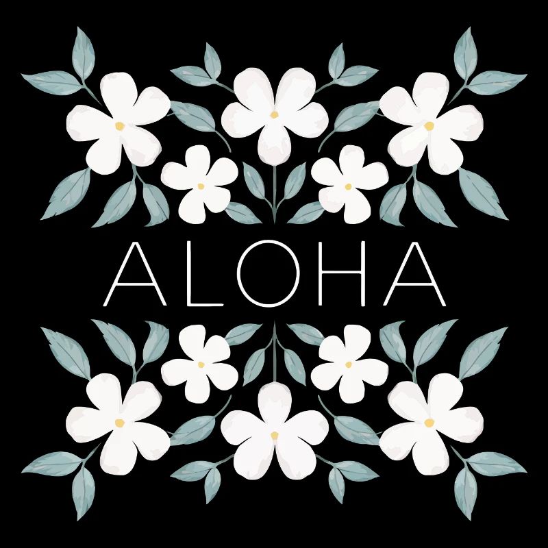 Aloha Florale Wandkunst
