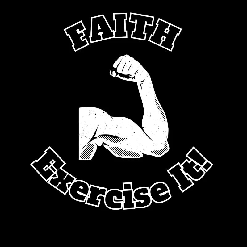 Faith - Black Text