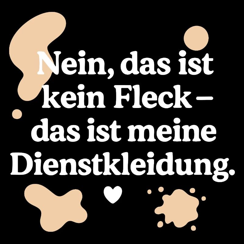 Das ist kein Fleck (weiß & beige)