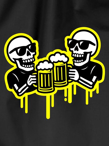 Skeleton Party Beer Team