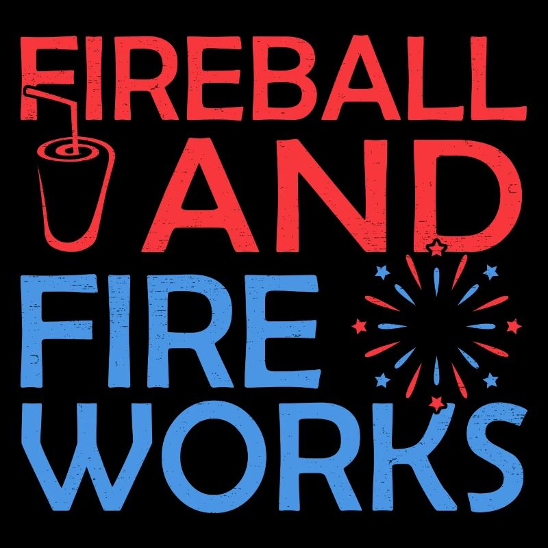 Boule de feu et feux d'artifice