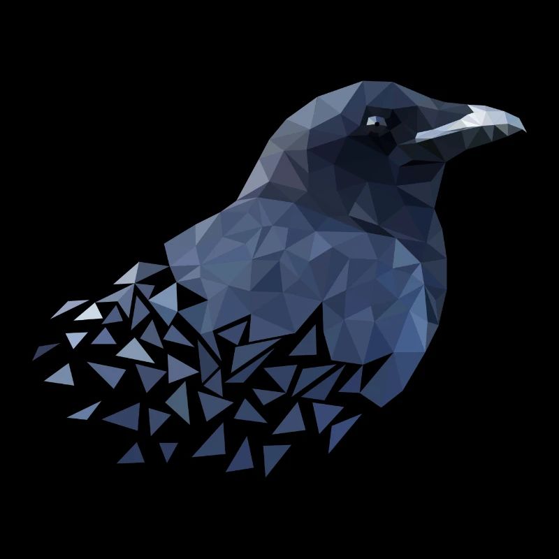 Geometric Crow #1