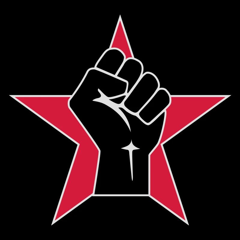 Raised Fist Logo 2 (Vector)