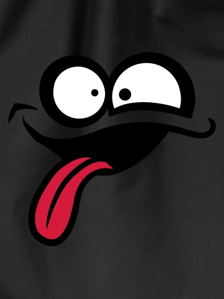 Crazy comic face