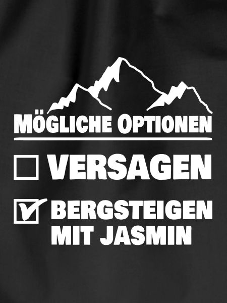 Bergsteigen mit jasmin oder versagen