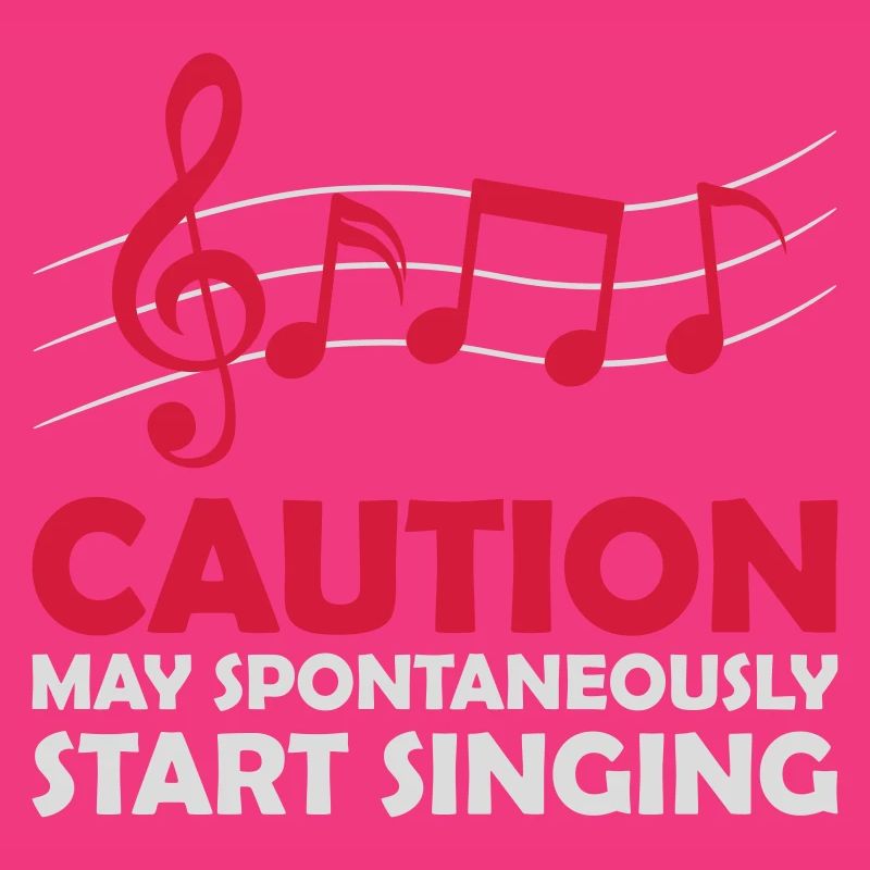 may spontaneously start singing