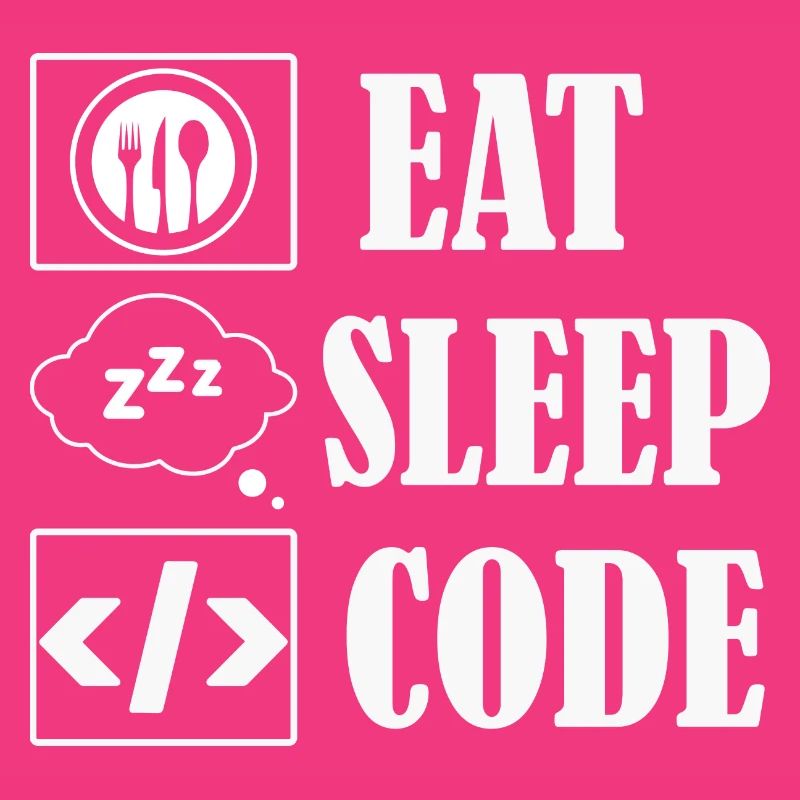 Eat Sleep Code Coding Software