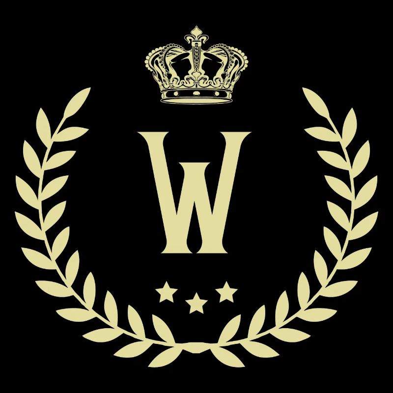 W Buchstabe Kranz