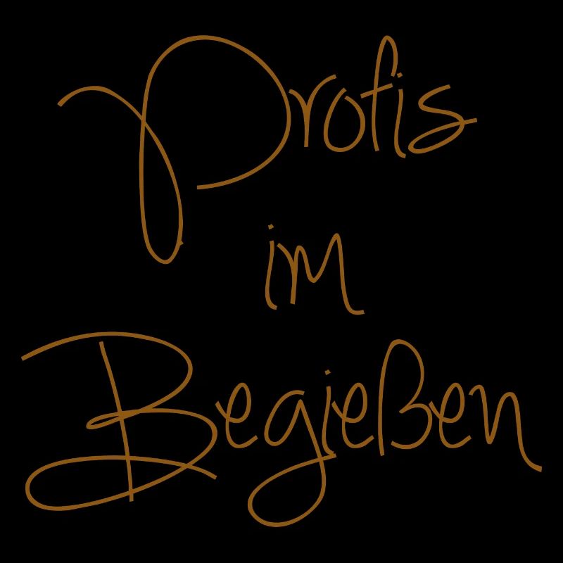 Profis im Begießen