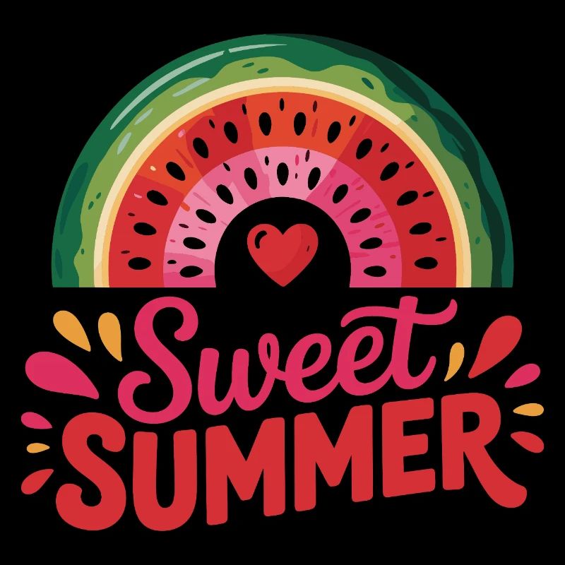 Pastèque Arc-en-ciel : Doux été