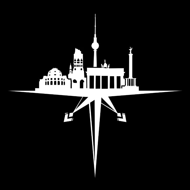 Berliner Skyline Kompass
