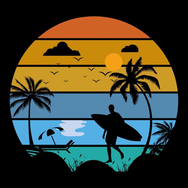 Summer Beach Sunset