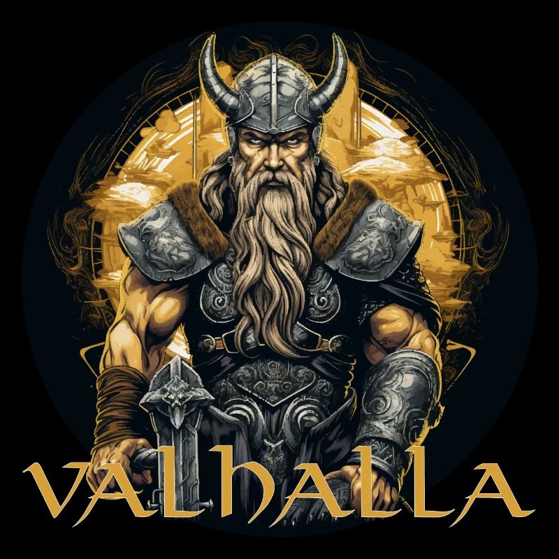 Viking Valhalla Nordmann Design, Éventails Viking