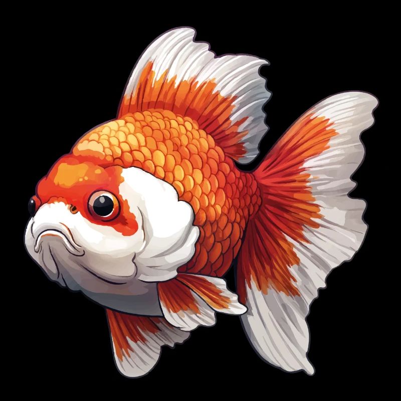 Fancy Calico Veiltail Goldfish