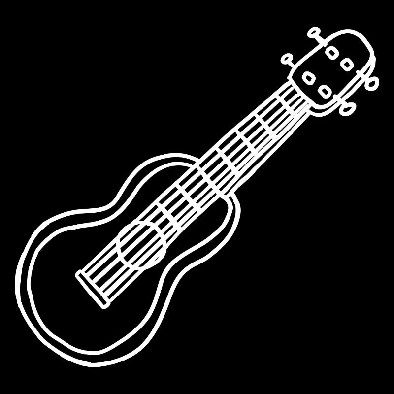 Ukulele Hawaii Sketch