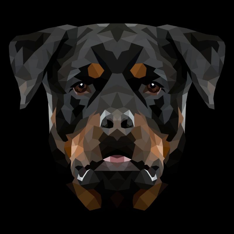 Polyart Rotweiler
