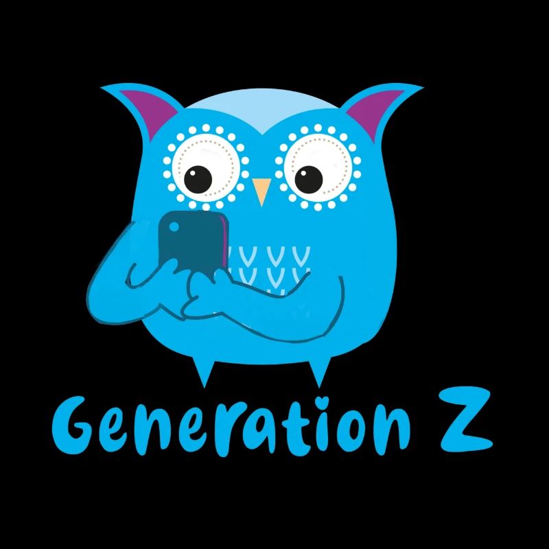 generation z,eule,smartfone,handy,immer am handy
