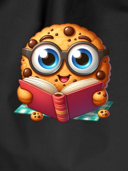 Cookie liest Buch