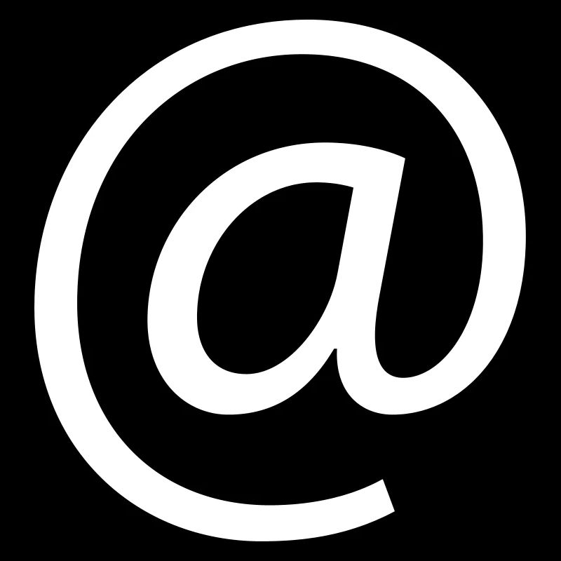 Au signe / signe e-mail / symbole