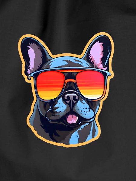French bulldog with sunglasses