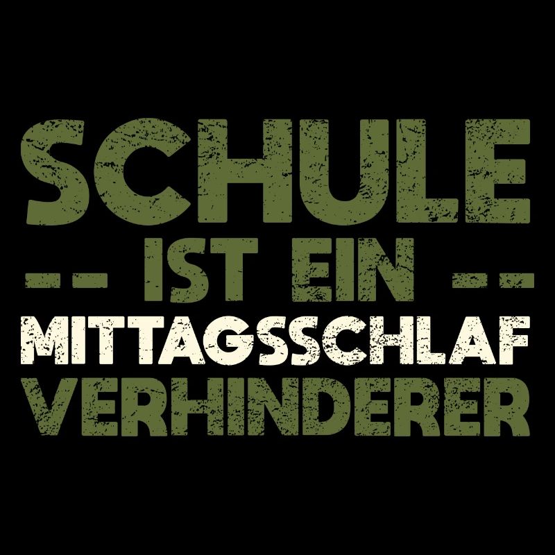 Schule Ist Ein Mittagsschlaf-Verhinderer