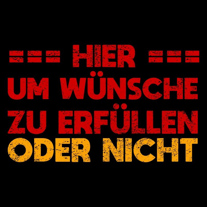 Hier, Um Wünsche Zu Erfüllen. Oder Nicht