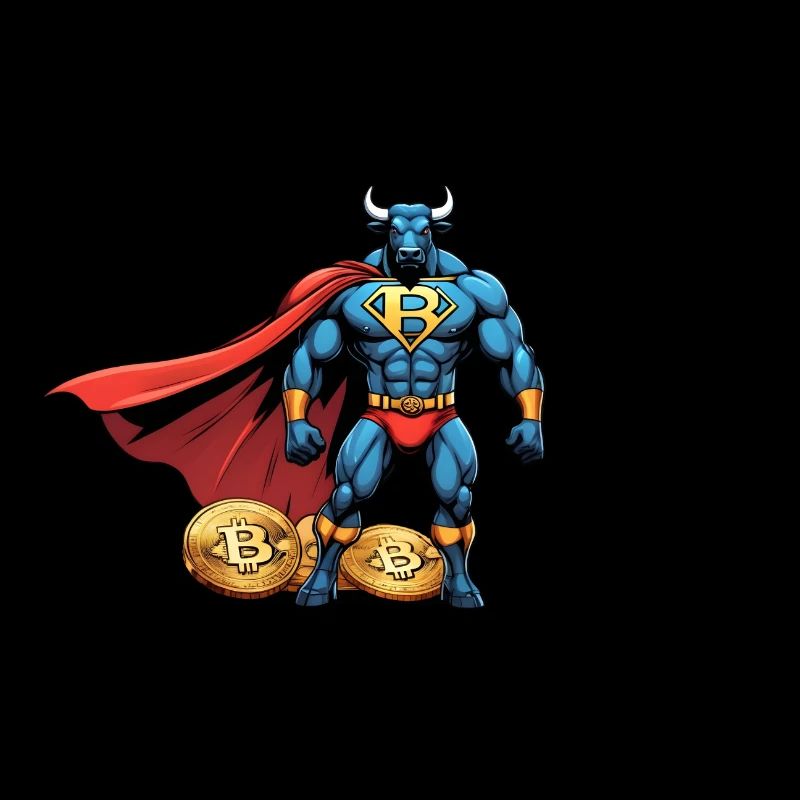 Bitcoin Superhero Bull