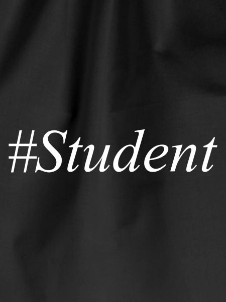 #Student Logo White