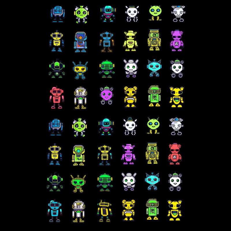 Cute Robot Pattern