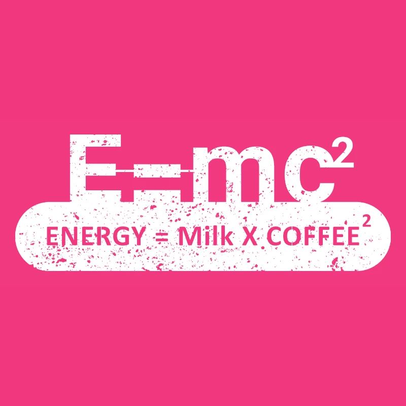 Formula Coffee Physics Energy E=MC2