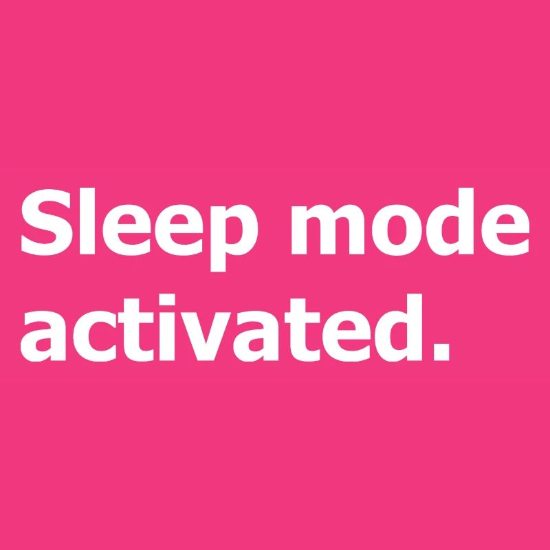 Sleep mode activated. Mode veille activé.