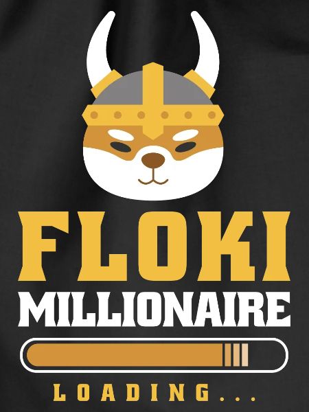 Crypto Floki Millionaire Loading Design