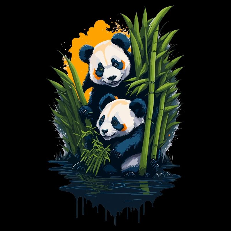 Cute pandas