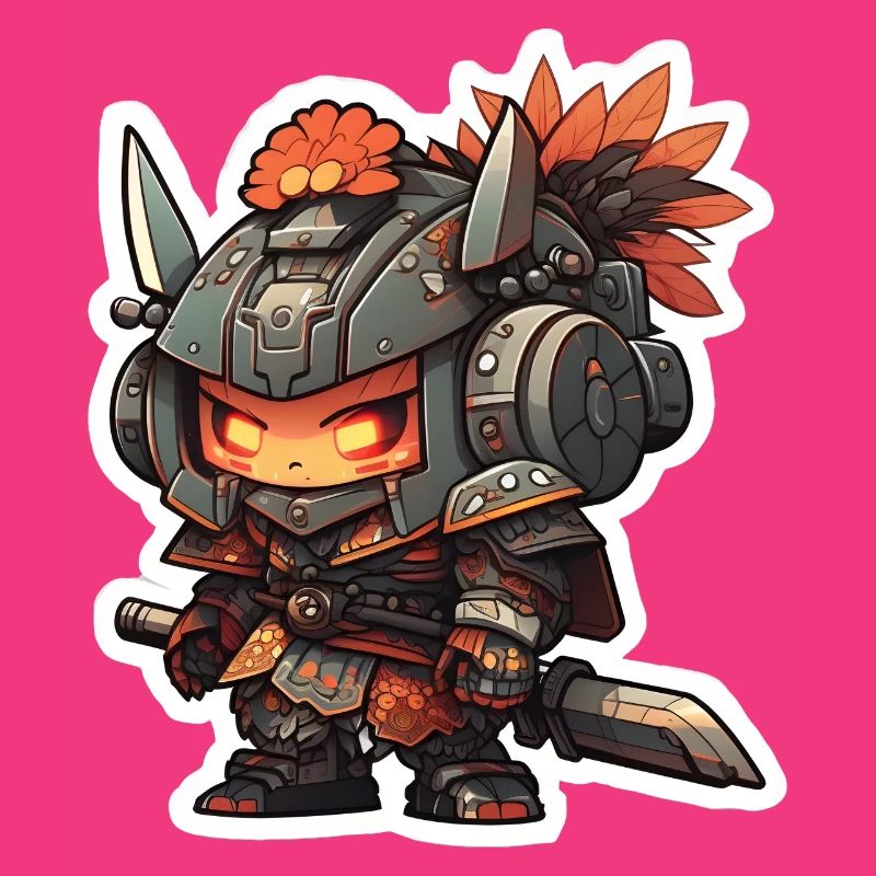 Chibi Samurai Robot