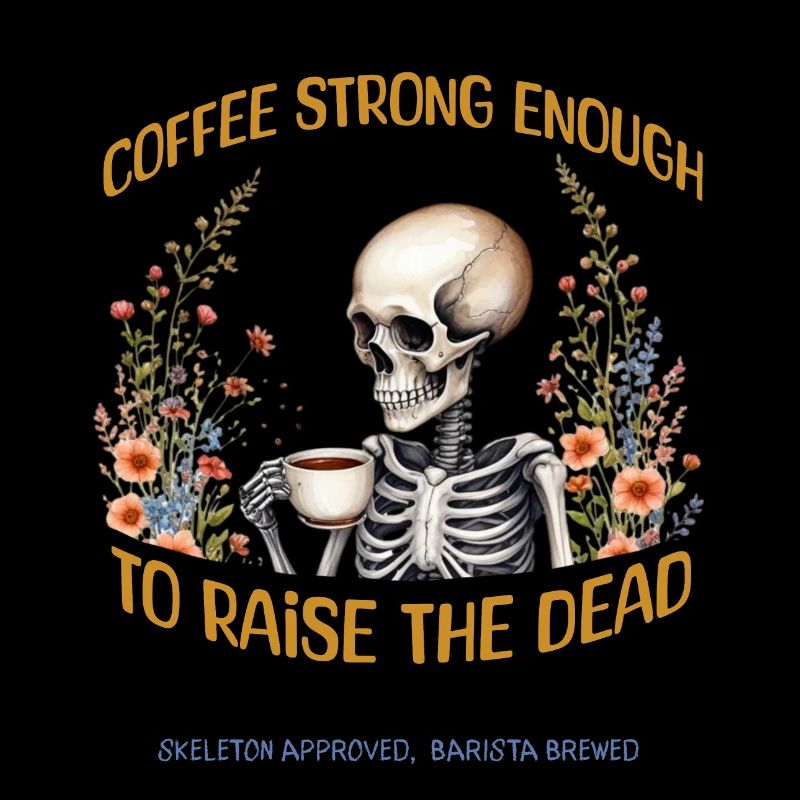 Strong coffee tshirt design