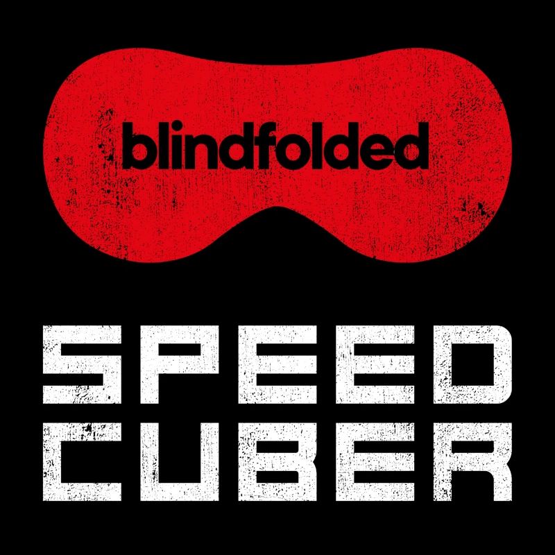 SPEEDCUBER Mit verbundenen Augen. Cubing-Cube-Speedcuber
