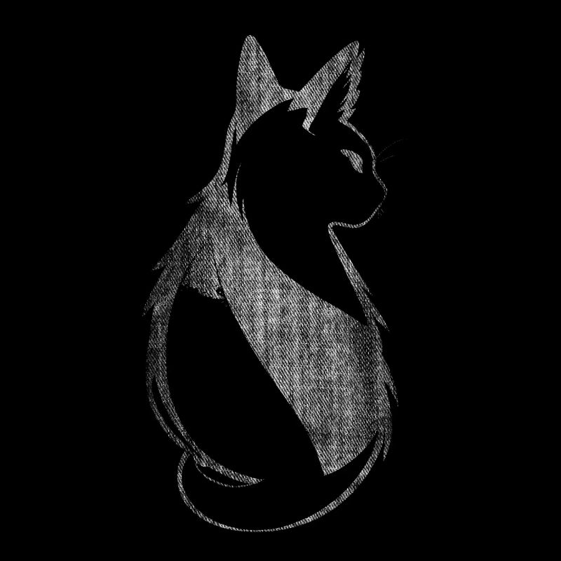 Cat from behind cool design