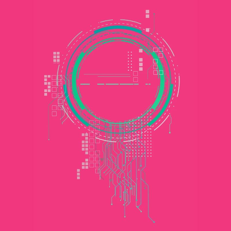CPU PC PCB Spaceship Code Nerd PC Pixel Coder