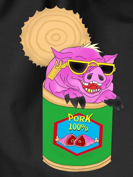100% pork