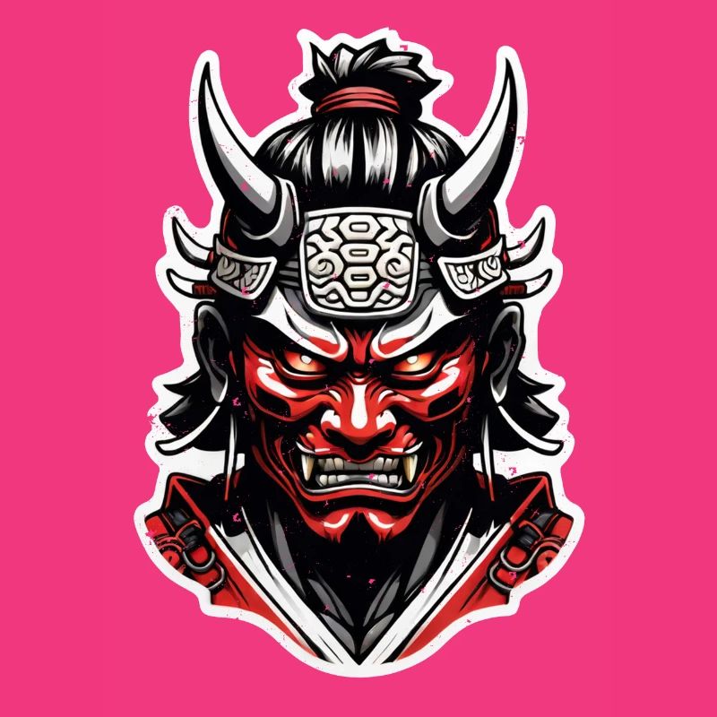 Samurai-Krieger - Japan - Dämon