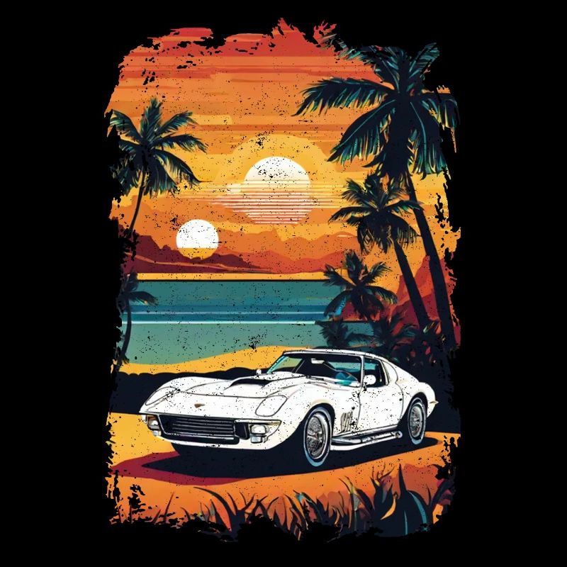 Oldtimer Sonnenuntergang