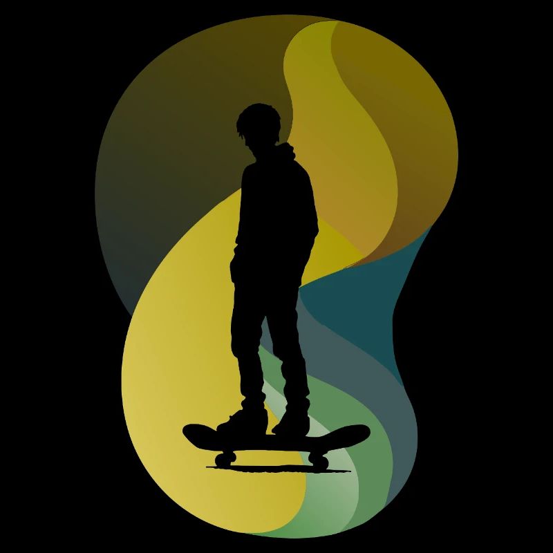 Longboard Boarder Skate