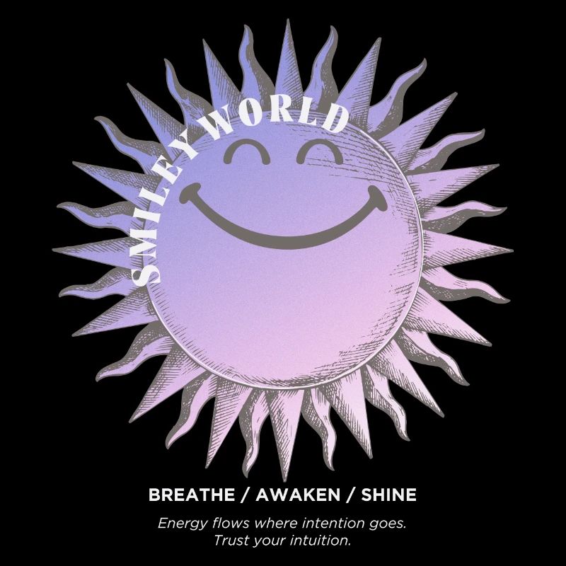 SmileyWorld Smiling Sun In Purple