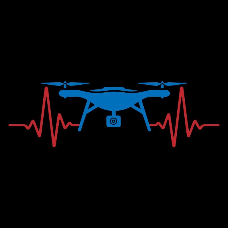 Heartbeat Drone Drone ECG | Les couleurs peuvent être changées