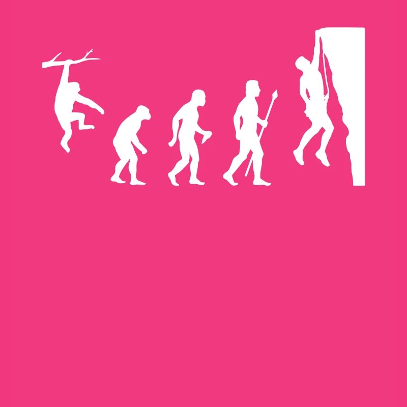 Evolution de l'escalade drôle