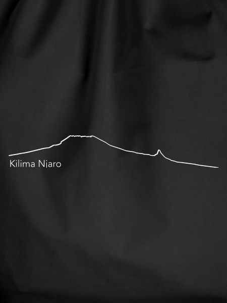 Mount Kilimanjaro outline
