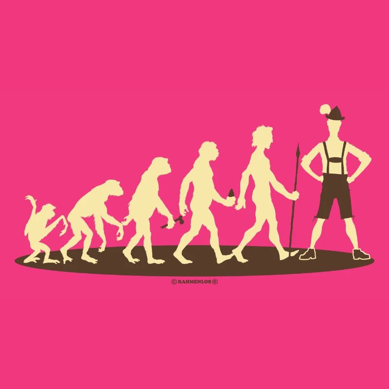 Evolution Bayer - RAHMENLOS Geschenk