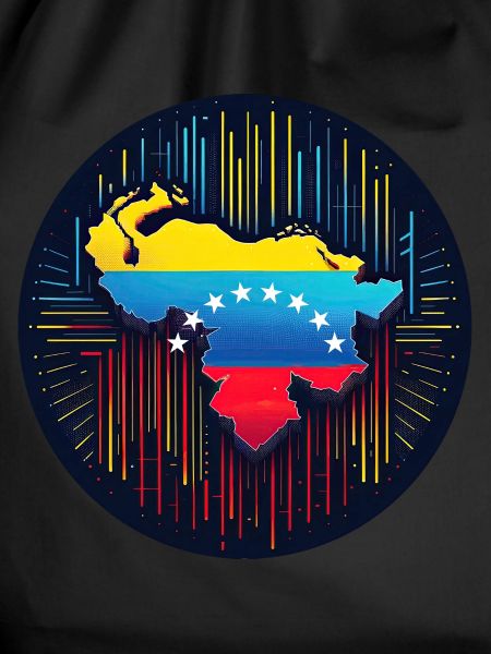 Neon Venezuela Map